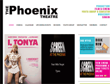 Tablet Screenshot of phoenix-theatre.org.uk